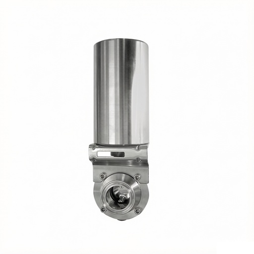 Sanitary Pneumatic Welded Butterfly Valve