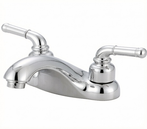 Twin Handle Centre Set Bathroom Faucet